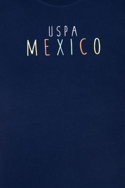 Темно-синяя футболка для мальчиков с круглым вырезом - U.s. polo assn фото 8