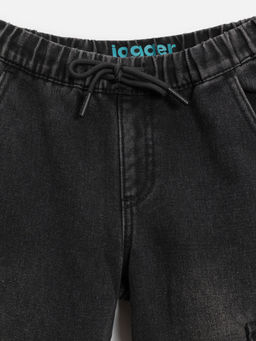 ACOOLA / Брюки джинсовые (утепленные) детские для мальчиков Tani темно-серый  фото 3