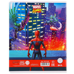 Цена за 10 шт. Тетрадь 24 листа, Личности, 5 видов МИКС, клетка, мелованная бумага, Мстители - Marvel фото 23