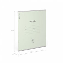 Цена за 10 шт. Тетрадь школьная ученическая ErichKrause Классика Pastel ассорти, 18 листов, линейка (в плёнке по 10 шт.)_MIX-PACK  фото 10