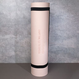 Коврик для йоги и фитнеса Woohooo Whisper / 183x61x0.6 / Beige+Grey / Мешок+ стяжка в комплекте / уп12 - Галеонтрейд фото 3