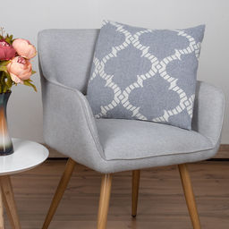 22С75-ШР/039/у Наволочка декоративная 40*40 Лорд цв. 1 рис. 154 синий