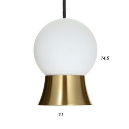 Светильник BayerLux 2281/1 LED бело-золотой 10.5×10.5×15-115 см