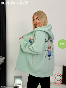 Худи женское с капюшоном - Bruno фото 2