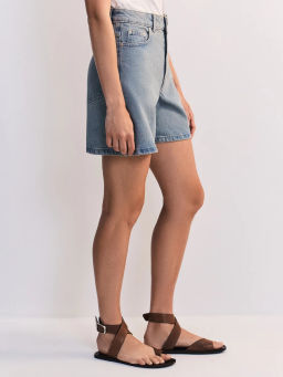 Джинсовые шорты А-силуэта ZR2605092321-102 / Zarina