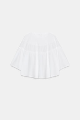 TOP CAPA BORDADOS / Blanco