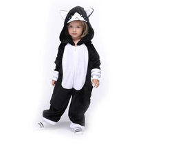 Пижама кигуруми Кошка черная (детская)