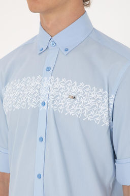 Erkek A__k Mavi Uzun Kollu G_mlek Sepette S_rpriz _ndirim - U.s. polo assn фото 7