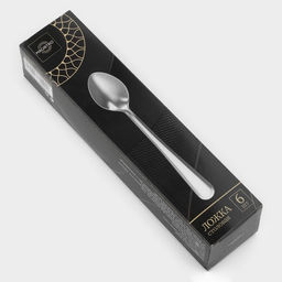 Цена за 6 шт. Ложка столовая Magistro Versal, длина 20.5 см, толщина 2.5 мм, нержавеющая сталь, серебристый  фото 3