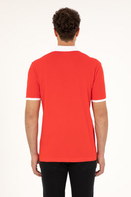 U. S. Polo Assn / Мужская красная футболка - U.s. polo assn фото 5