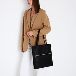 Сумка-тоут на молнии, цвет чёрный - Simaland фото 2