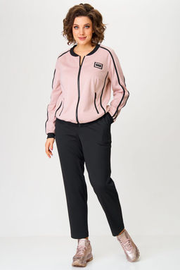 Костюм Aira Style 24217 Пудра+черный