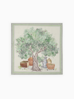 Набор кухонный Этель Olivia, скатерть 110?1453 см, салфетки 40?40 см-4 шт., 100% хлопок