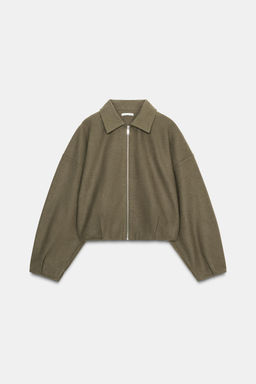 SOFT ZIP-UP BOMBER JACKET - Zara фото 5