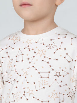 Пижама детская молочнаяжирафы