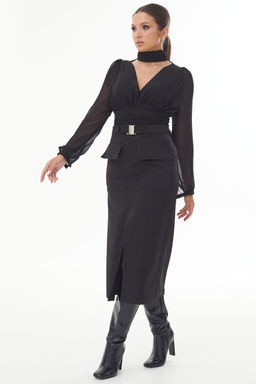 Блуза AURA 2116-170 черный