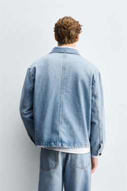 WASHED DENIM JACKET - Zara фото 3