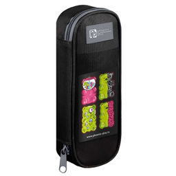 Пенал школьный Феникс+, арт.65516/ 24 ЖЕЛЕЙНЫЕ МИШКИ 20.5х7.5х4 см, полиэстер, молния, нашивки из