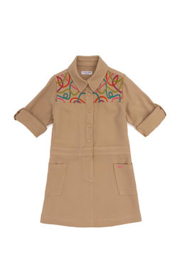 Платье из песочной ткани для девочки - U.s. polo assn фото 9