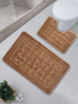 Комплект ковриков для в/к BANYOLIN CLASSIC из 2 шт 50х80/50х40см (коричневый)