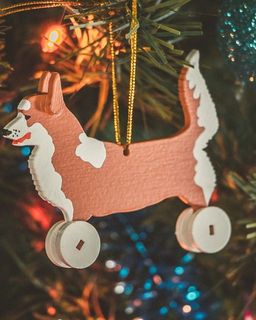 Елочные игрушки - Корги 360-5