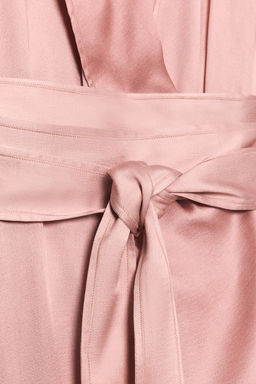 SOSHIOTSUKI X ZARA SATIN BELTED DRESS  фото 8