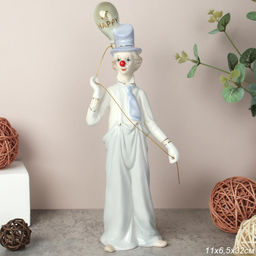 Статуэтка Клоун 32 см с шариком / YZ17009 /уп 18/