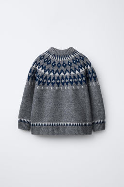 JACQUARD KNIT JUMPER - Zara фото 2
