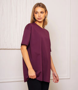 Футболка #КТ1 (22)-2, сливовый