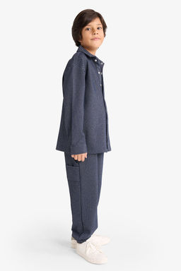 Oversize Geni_ Kal_p Beli Lastikli E_ofman Alt_ Erkek _ocuk - Defacto фото 3