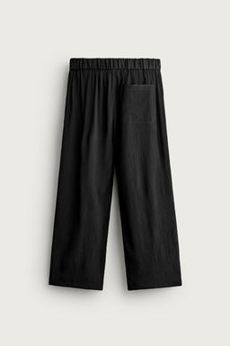 PANTAL?N RELAXED FIT RELIEVE / Negro - Zara фото 8