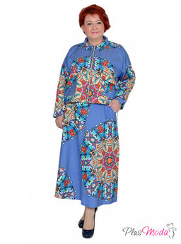 Юбка Модель №1490 размеры 44-84 - Plusmoda фото 10