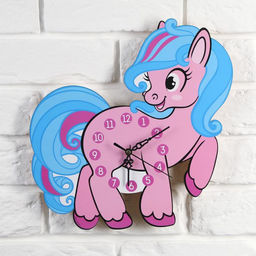 Часы настенные детские «Пони», 30×30 см
