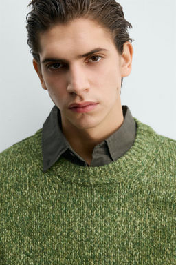 TEXTURED TWISTED YARN VOLUME JUMPER - Zara фото 5
