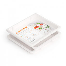 Набор подносов для заморозки пельменей 360х310х35мм (белый) М8157