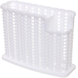 Цена за 2 шт. Подставка для столовых приборов пластиковая "Косичка" 18,5*14*6см 3секции