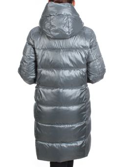 YM 2119 GRAY/BLUE Куртка зимняя женская MAYYIYA (200 гр. холлофайбера) - Fashion фото 5