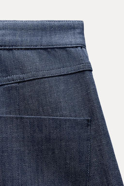 ZW COLLECTION STRAIGHT HIGH-WAIST JEANS - Zara фото 8
