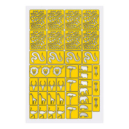 Prima Nails Трафарет для маникюра Сафари