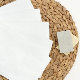 Комплект махровых салфеток для уборки 5 шт. (30х30), 100% хлопок, 380 гр./кв.м., Белый