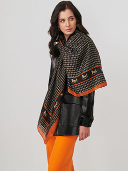 Большой, мягкий, тонкий и очень нежный двусторонний палантин - Tantino фото 7