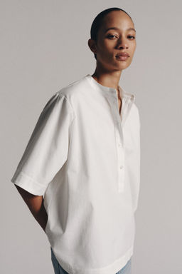 CAMISA MANGA CORTA ZW COLLECTION / Blanco - Zara фото 2