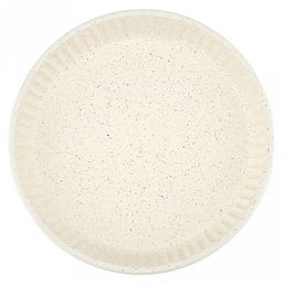 "Боркам (Borcam)" Форма стеклянная жаропрочная 1,72л, д26см, h5см, волнистый бортик, антипригарное покрытие, кремовый, цветная коробка, Pasabahce (Турция)