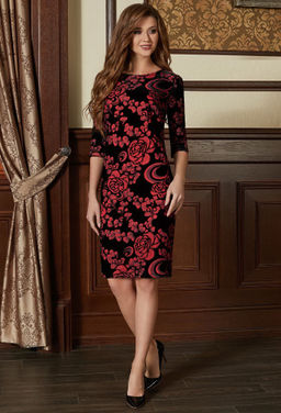 Платье Bazalini 3753 красный
