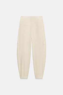 PANTAL?N CARGO BARREL / Beige claro - Zara фото 9