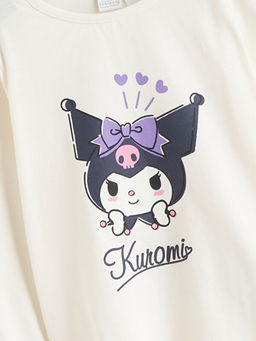 Kuromi Lisansl? K?z Bebek Sweatshirt ve Tayt