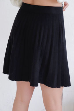 12068 Юбка чёрная вязаная - Martichelli фото 7