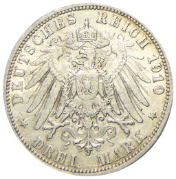 3 марки 1910 года А Германия (Пруссия)