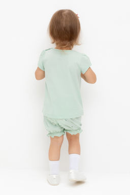 Crockid _ КР 400683/пастельно-зеленый,милые цветочки к543 шорты д/дев яс  фото 5