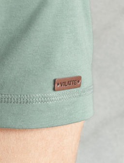 Футболка базовая полуприлегающая из премиального хлопка с эластаном